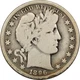 1896-O Barber Half Dollar 50C, Very Good VG+