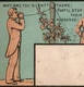 1877 Victorian Comical Trade Card Young Couple Telephone Nonsense P133