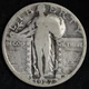 1927-S Standing Liberty Silver Quarter CHOICE VG E355 UEM