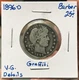 1896-O 25C Silver Barber Quarter Dollar VG Details Graffiti