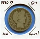 W@W 1896-o Barber half dollar !!!  ( Semi Key!!!! ) G+ !!!