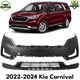 Front Bumper Cover Primed  & Lower Bumper Cover For 2022-2024 Kia Carnival