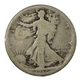1917-D Obverse Denver Walking Liberty Silver Half 50c Good GD G+