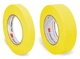 3M One Roll Each 06652 3/4" 06654 1-1/2" Yellow Automotive Refinish Masking Tape