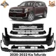 Front Bumper Cover Paintable & Grille Assembly Kit For 2020-2022 Kia Telluride