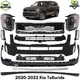 Front Bumper Cover Primed Plastic & Headlights Kit For 2020-2022 Kia Telluride