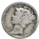 1919 D Winged Liberty Mercury 90% SILVER Dime G-VG Average Circulated Condition