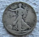 1919-D Walking Liberty Silver Half Dollar Early Rare Key Date Denver Mint VG +