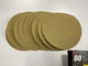 3M 31451 80 Grit 6" Sanding Disc With Stikit Attachment, 10-Pack