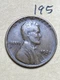 1924-D LINCOLN WHEAT CENT, "FINE" CONDITION, Low Mintage DATE, #195