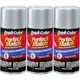Duplicolor BNS0595 (3-Pack), Aerosol Paint for Nissan KN0, Metallic Platinum