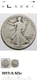 1917-S 50c Walking Liberty Silver Half Dollar - RAW - Reverse Mintmark
