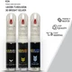 for KIA UA006-TU50143DA 3D BRIGHT SILVER Touch Up Paint Scratch Repair Kit Set
