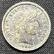 1906-S Barber Dime - Mottled Toned AU - Good Value