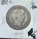 1897-O BARBER SILVER HALF DOLLAR ~ GOOD/AG ~NICE COIN~