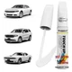Touch Up Paint Compatible with Dodge, Car PW7/GW7 Bright White/White Knuckle