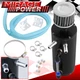 300ML Aluminum Engine Oil Catch Can Reservoir Tank/Can Black Jdm