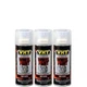 VHT Paint VHTSP184 (3-PACK); Wheel Paint 11oz Aerosol Gloss Clear Coat 250&deg;F