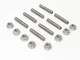 Stainless Steel Exhaust Studs & Nuts For Kawasaki Ninja H2 SX SE ZX1002D 2019-21