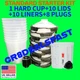 3m PPS 2.0 Starter Kit Standard Size 10 Lids + 10 Liners + 1 Hard Cup + Plugs 🔥