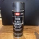 SEM Trim Black, EURO JET Matte 12oz. Aerosol Can SEM-41013.