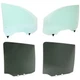 Door Glasses Set of 4 Front & Rear Driver Passenger Side Left Right for TITAN