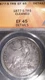 1877-S San Francisco $1 Trade Dollar Cleaned ANACS EF 45 Details