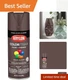 Krylon COLORmaxx Satin Leather Brown Spray Paint & Primer, 12oz, Indoor/Outdoor