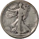 1923-S San Francisco Walking Liberty Silver Half Dollar 50C VG/F+