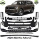 Front Bumper Cover Primed Plastic & Bumper Moldings For 2020-2022 Kia Telluride