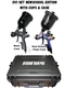 Devilbiss Dv1 NewSchool Clear Coat & Base Coat Digital Gun W/Cups  W/Travel Case