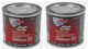 New POR-15 44216 High Temperature heat Resistant Paint Manifold Gray 8oz (2Pack)