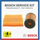 BOSCH OIL AND AIR FILTER SERVICE KIT FOR VW Golf Petrol Mk III 1H5 2.9 VR6