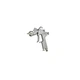 Iwata 3955 Spray Gun, Compact, Center-Post, HVLP Gravity-Feed, 1.3mm Nozzle
