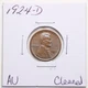 1924-D 1C Lincoln Wheat Cent with AU Detail Cleaned #6877