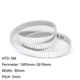 HTD-3M 1695mm-2619mm Pitch 3mm PU Polyurethane Close Loop Timing Belt Width 30mm