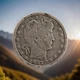 1897 O BARBER QUARTER DOLLAR - US COLLECTIBLE COIN 90% SILVER