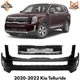 Front Bumper Cover Paintable & Grille Assembly Kit For 2020-2022 Kia Telluride
