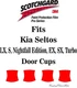 3M Scotchgard Paint Protection Film Pro Series Clear Fits 2022 2023 Kia Seltos