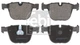 FOR FEBI HAMULCE 16467 BRAKE PAD SET