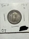 1917-S Type 1 Standing Liberty Quarter Nice Original VF Details Better Date