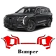 Front bumper PreCut PPF Paint Protection Film For Hyundai Palisade 2023-2025