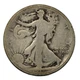 1917-S Obverse San Francisco Walking Liberty Silver Half 50c Almost Good AG+