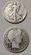 1934 P Walking Liberty 1914 S  Barber Half Dollars-90%  Silver $1 Face  #B12