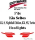 3M Scotchgard Paint Protection Film Pro Series Clear Fits 2022 2023 Kia Seltos
