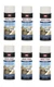 SEM M25093, Sea Ray Mystic White, Marine Vinyl Paint, Aerosol (6 Pack)
