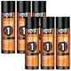U-POL CLEAR 1 High Gloss CLEARCOAT SPRAY CAN Auto Paint, 6 - Pack