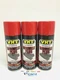 VHT SP204-3 PACK RED High Temperature Wrinkle Finish Durable Texture Coating 
