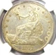 1877-S Trade Silver Dollar T$1 Coin - Certified NGC Uncirculated Detail (UNC MS)