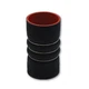 Vibrant For 4 Ply Aramid Hump Hose - w/3 SS Rings 2.75in ID x 6in Length Black